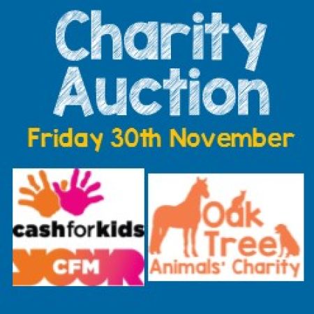 Charity Auction - First Lots and Menu Announced! 